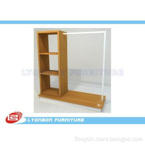 ISO Multi Functional Clothing Display Racks For Store , MDF